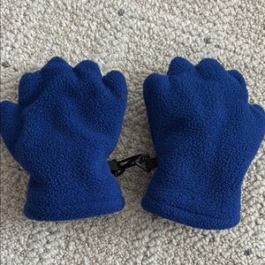 Infant Cozy Blue Fleece Mittens